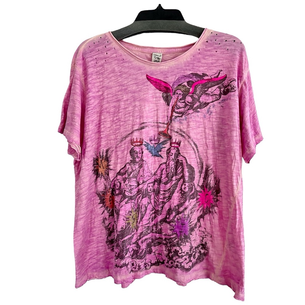 Magnolia Pearl ‘Love Is The Remedy’ Boyfriend Tee Allium NWT
